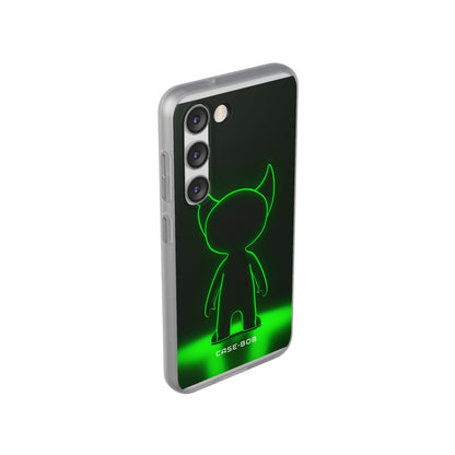 Neon Horned Glow Samsung S23 Case - Soft