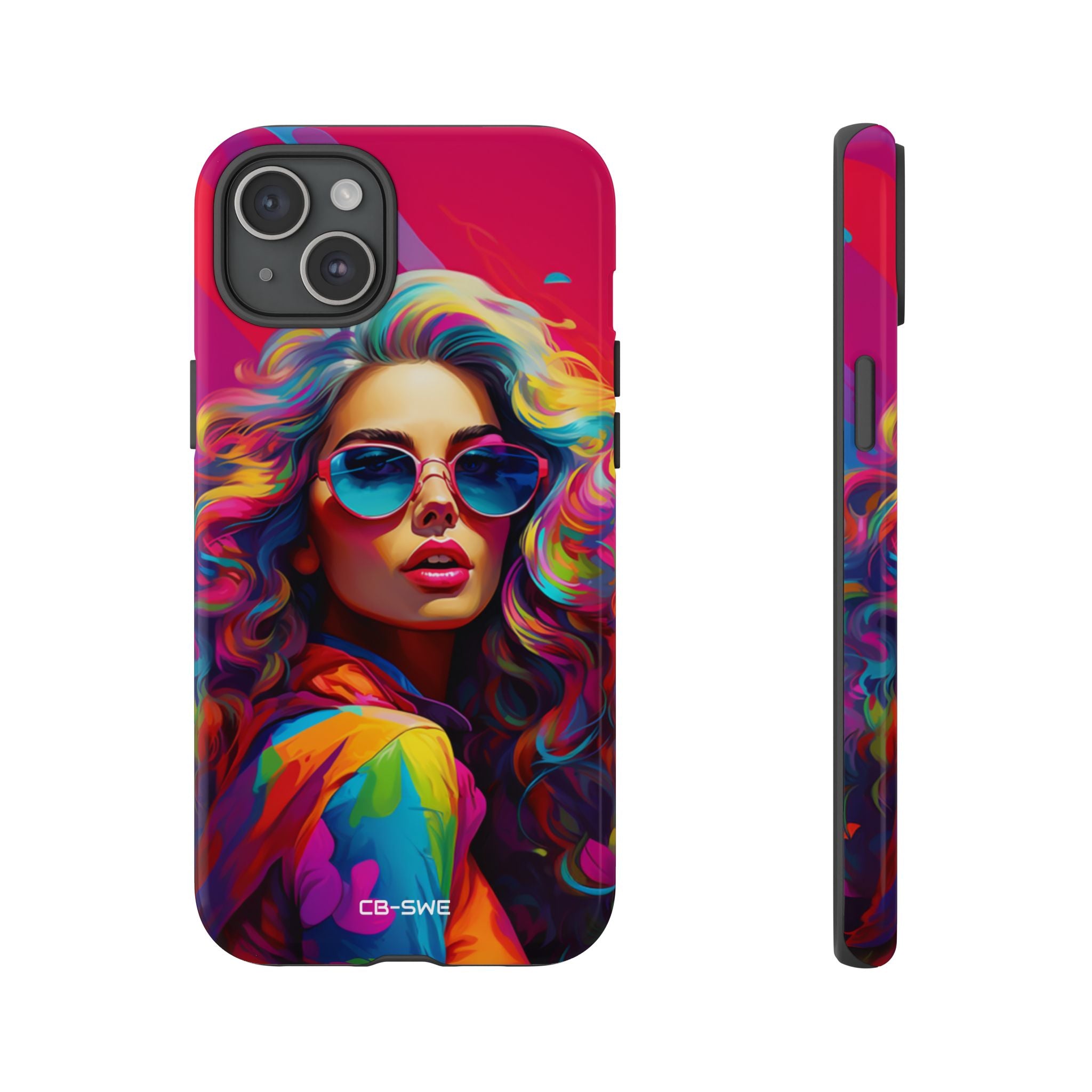 Surreal Color Fusion - iPhone Case