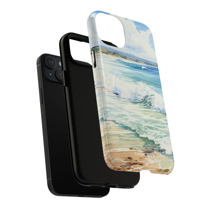 Foamy Wave Breeze iPhone 15 Plus Case - Tough+