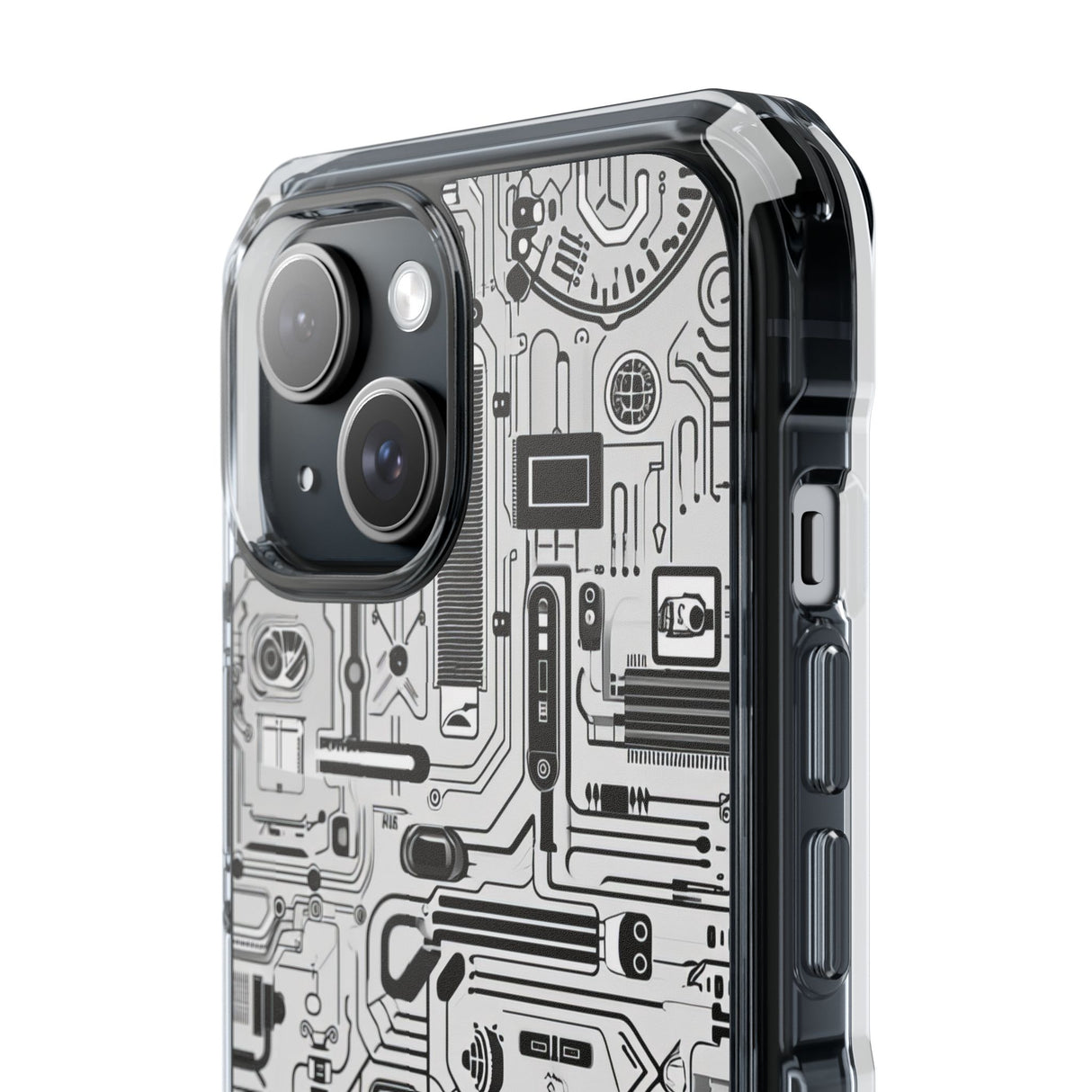 Circuit Innovation - Phone Case for iPhone (Clear Impact - Magnetic)