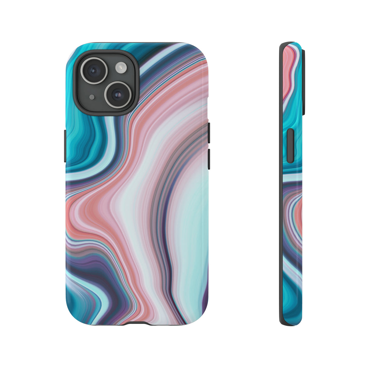 Pink Swirls - Protective Phone Case