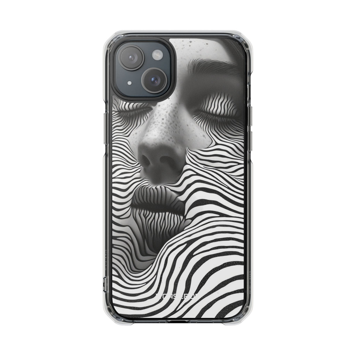 Dreamwave Portrait - Phone Case for iPhone (Clear Impact - Magnetic)