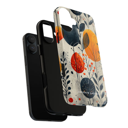 Vibrant Leaf Harmony iPhone 16 | Tough+ Phone Case