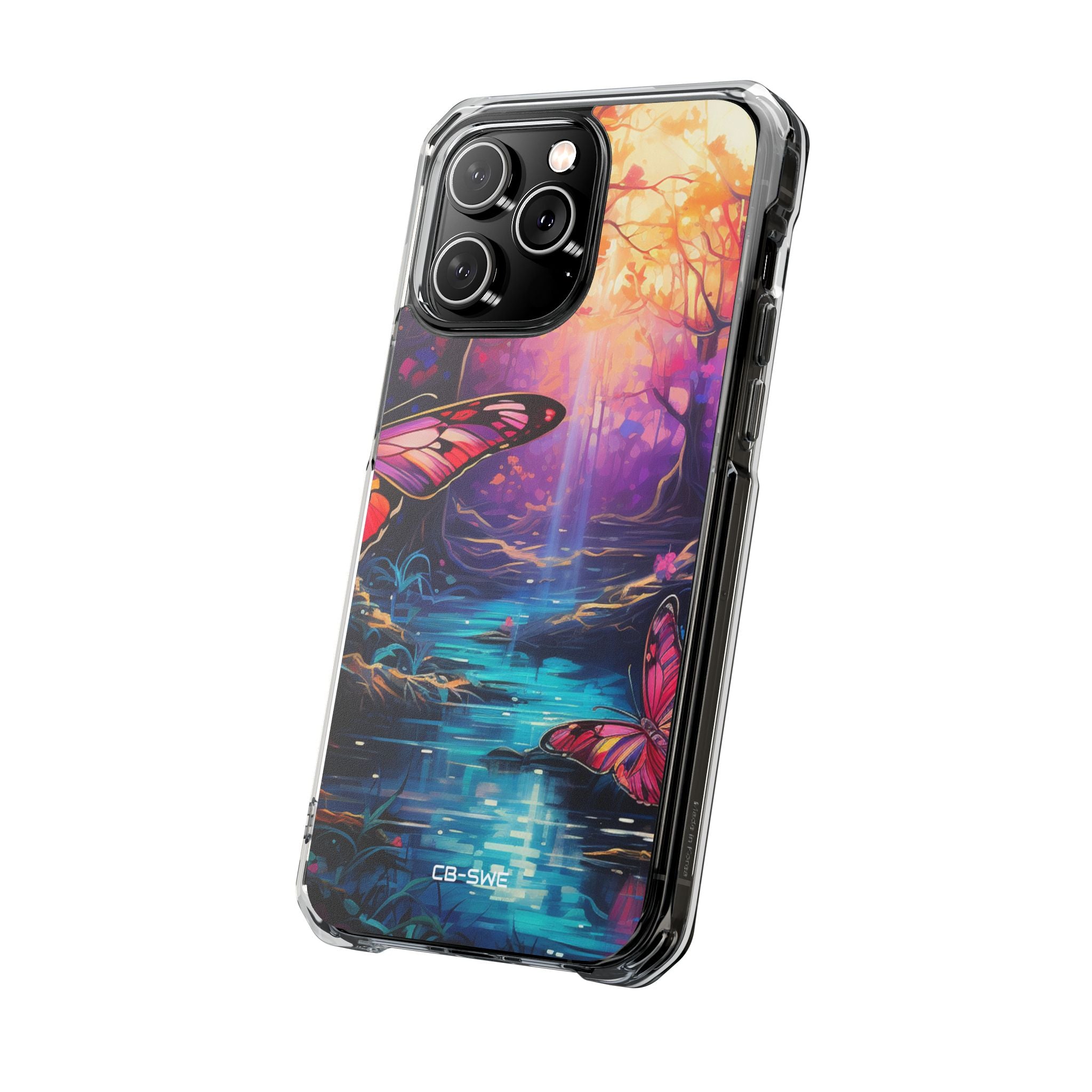 Enchanted Butterfly Forest iPhone Case - Impact