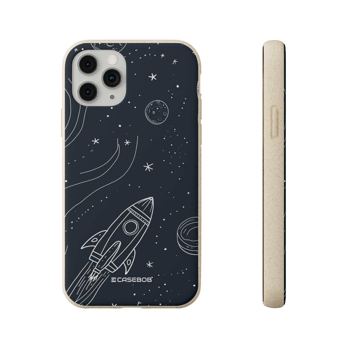 Cosmic Doodle Adventure | Biologisch abbaubare Handyhülle