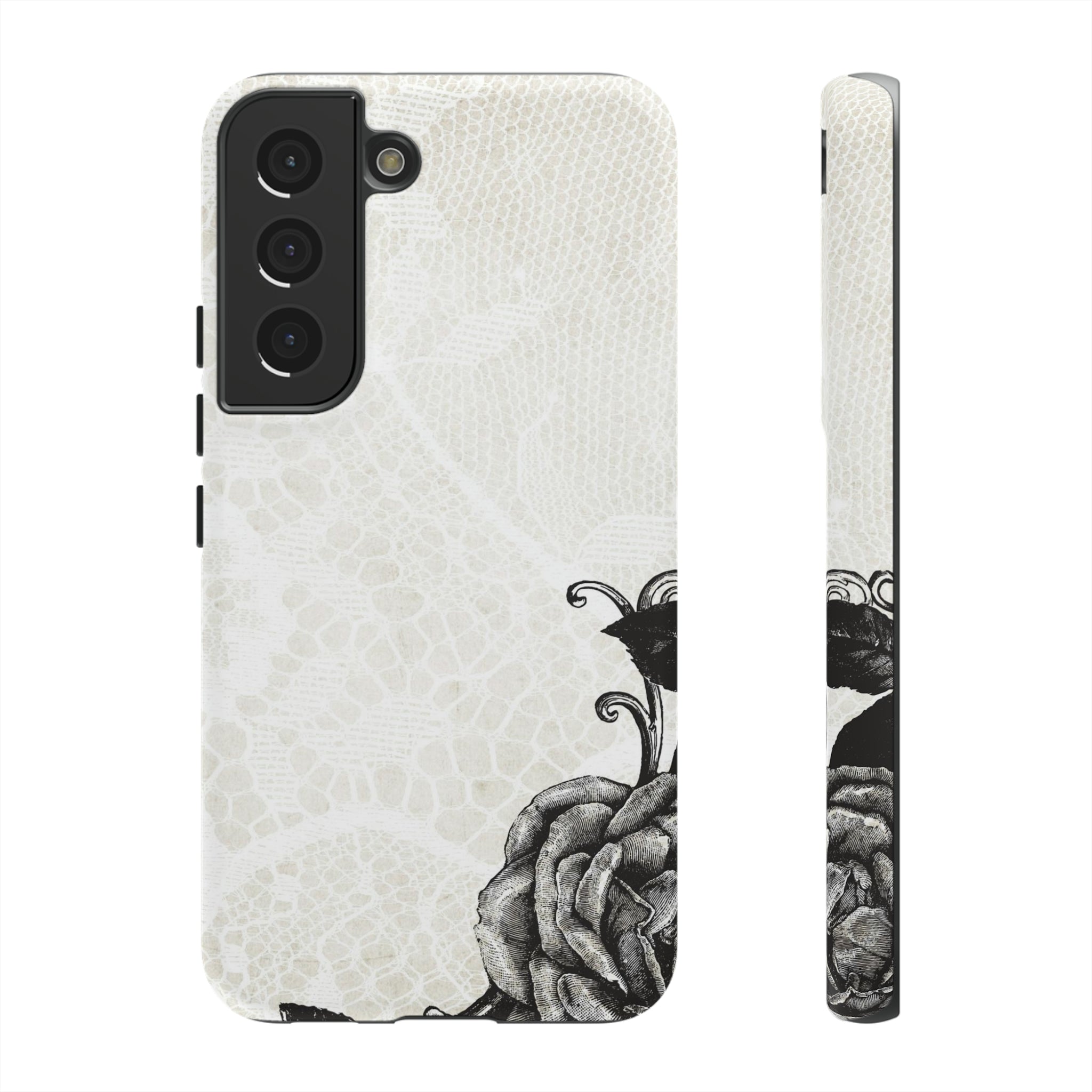 Rosett Gothic Flower - Protective Phone Case