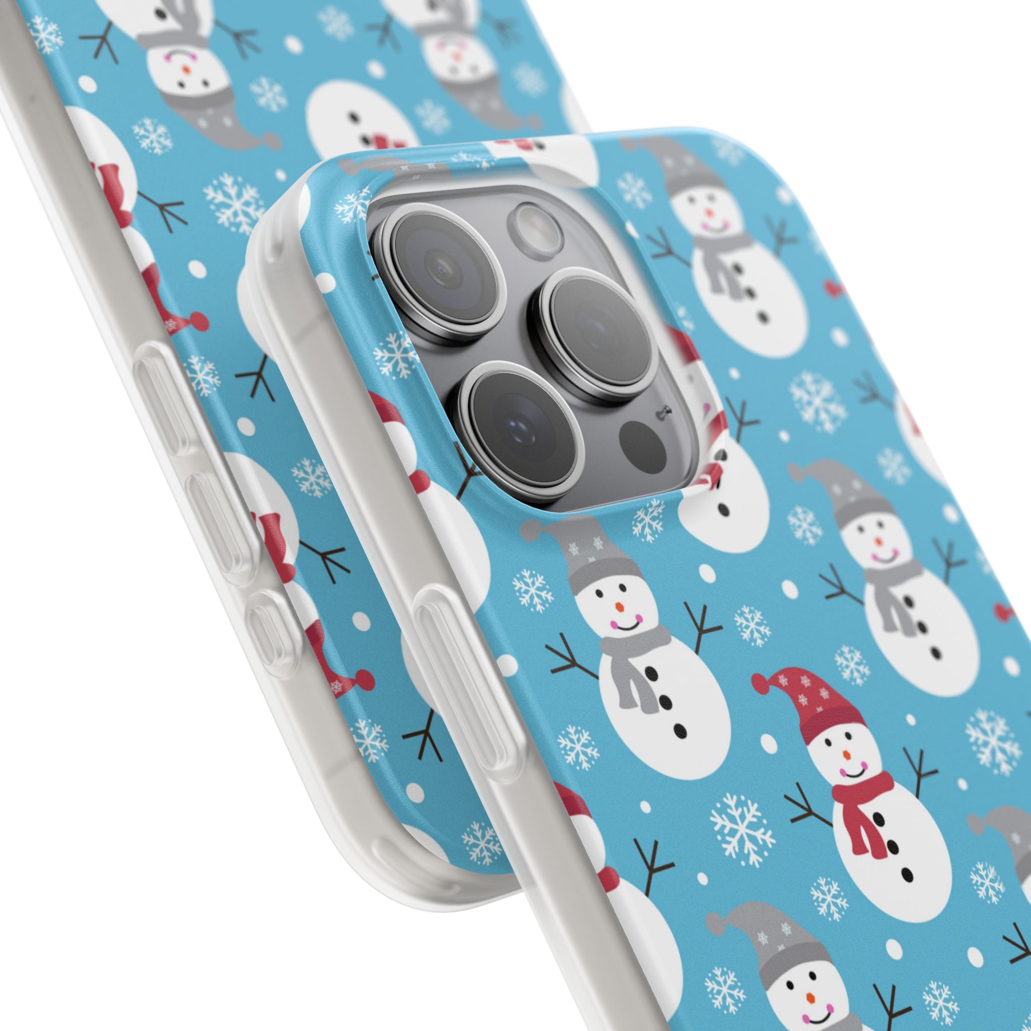 Snowman Parade iPhone 15 Pro Max Case - Soft