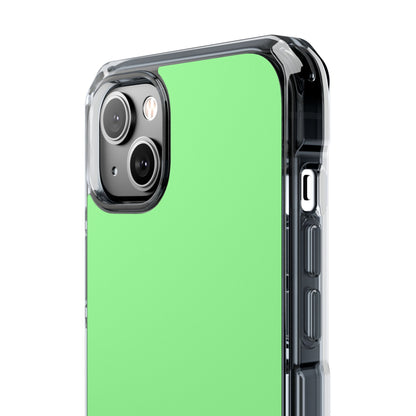 Pale Green - Clear Impact Case for iPhone