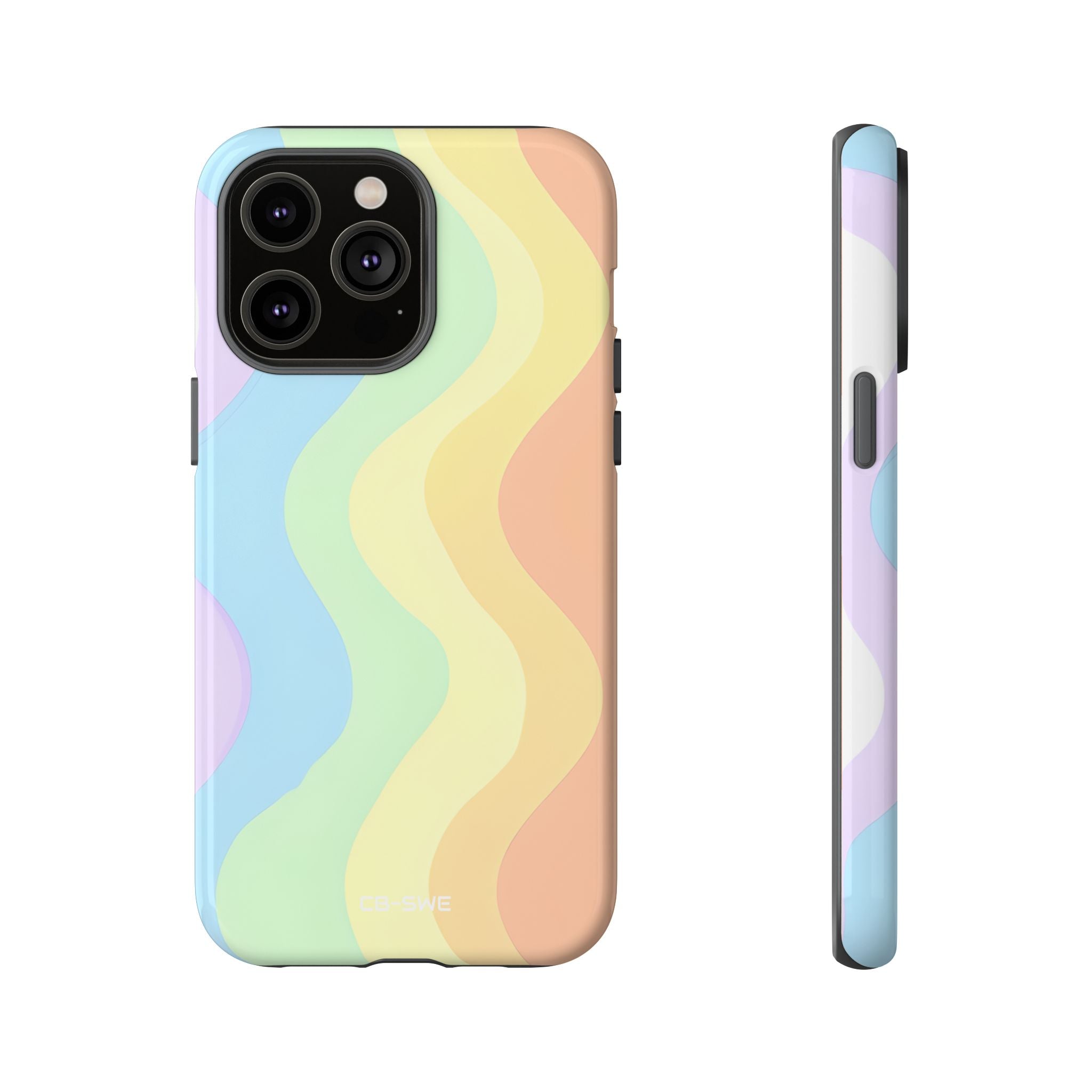 Pastel Waves Flow - iPhone Case