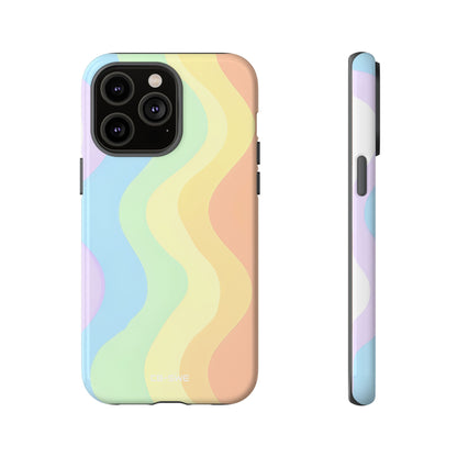 Pastel Waves Flow - iPhone Case