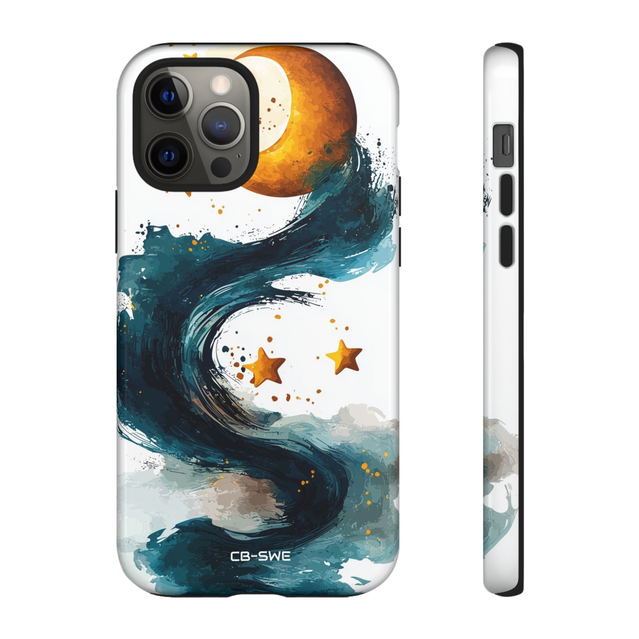 Celestial Waves Dance - iPhone Case