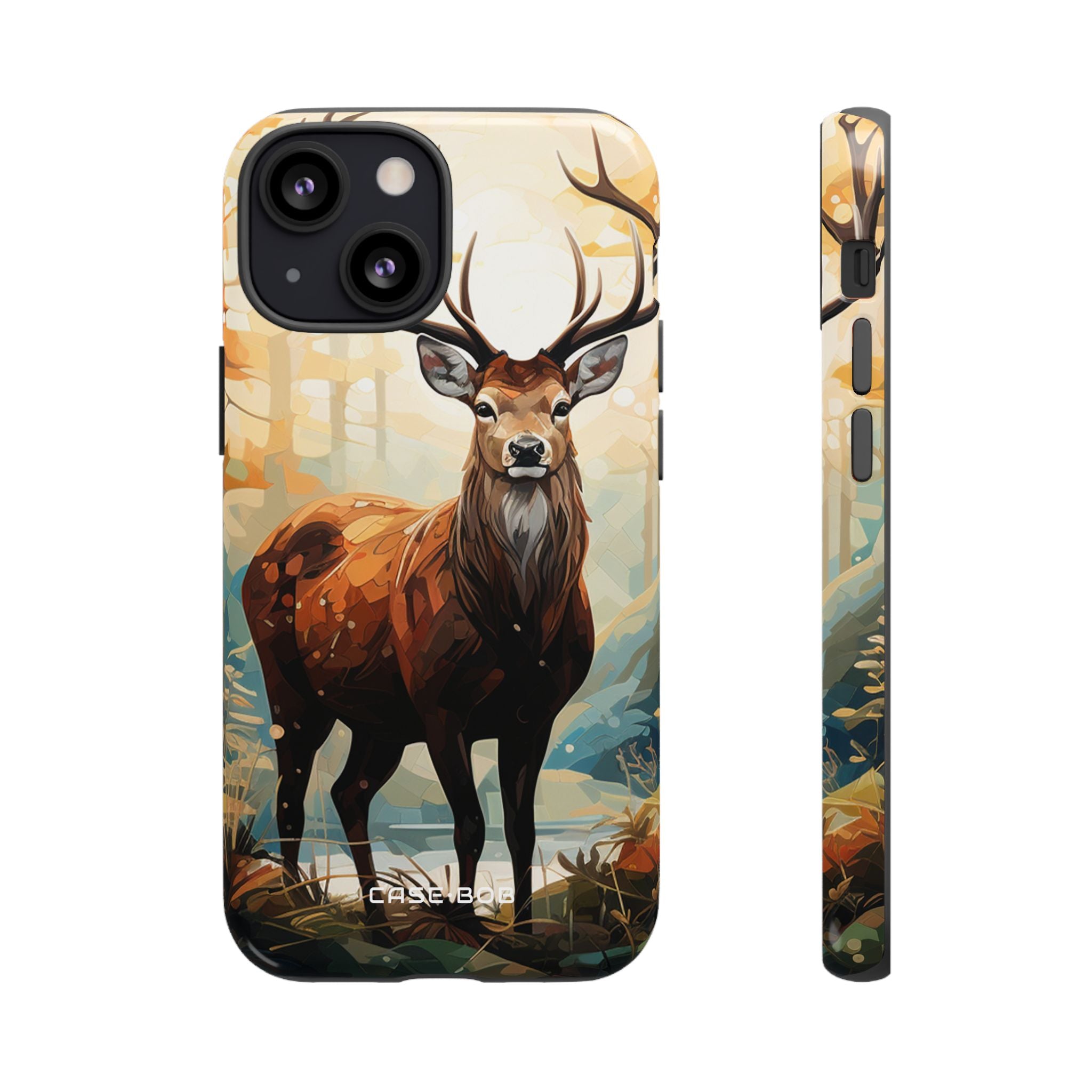 Glowing Stag iPhone 13 Mini Case - Tough
