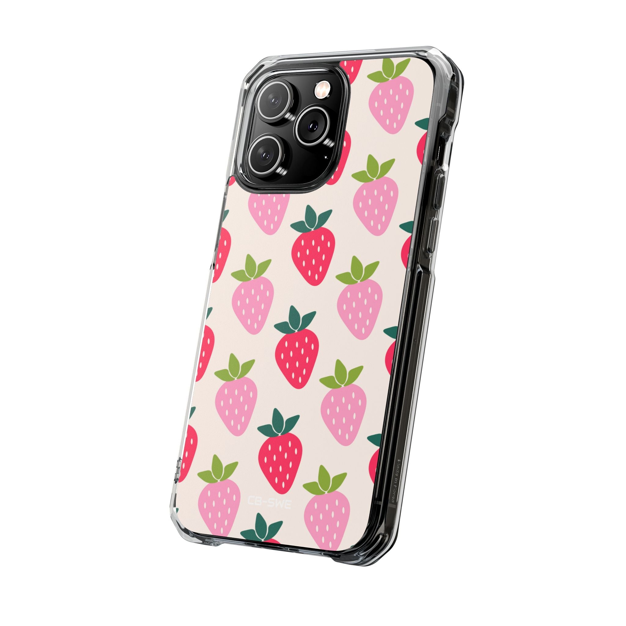 Vibrant Strawberry Rhythm iPhone Case - Impact