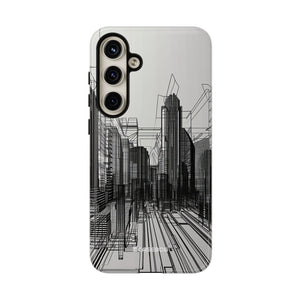 Urban Symphony: Monochromatic Lines - For Samsung S24