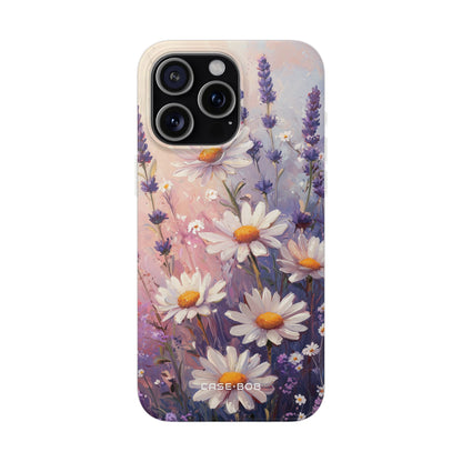 Daisy Lavender Bloom iPhone 15 Pro Max Case - Soft