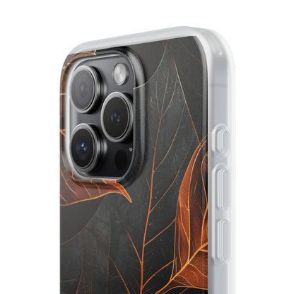 Autumn Leaf Elegance iPhone 15 - Flexi Phone Case