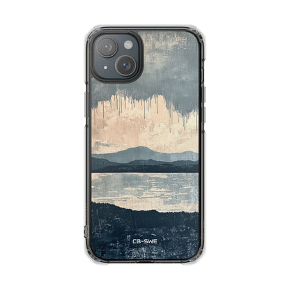 Water Mirrors Mountains iPhone Case - Impact