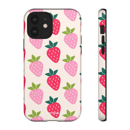 Vibrant Strawberry Rhythm - iPhone Case