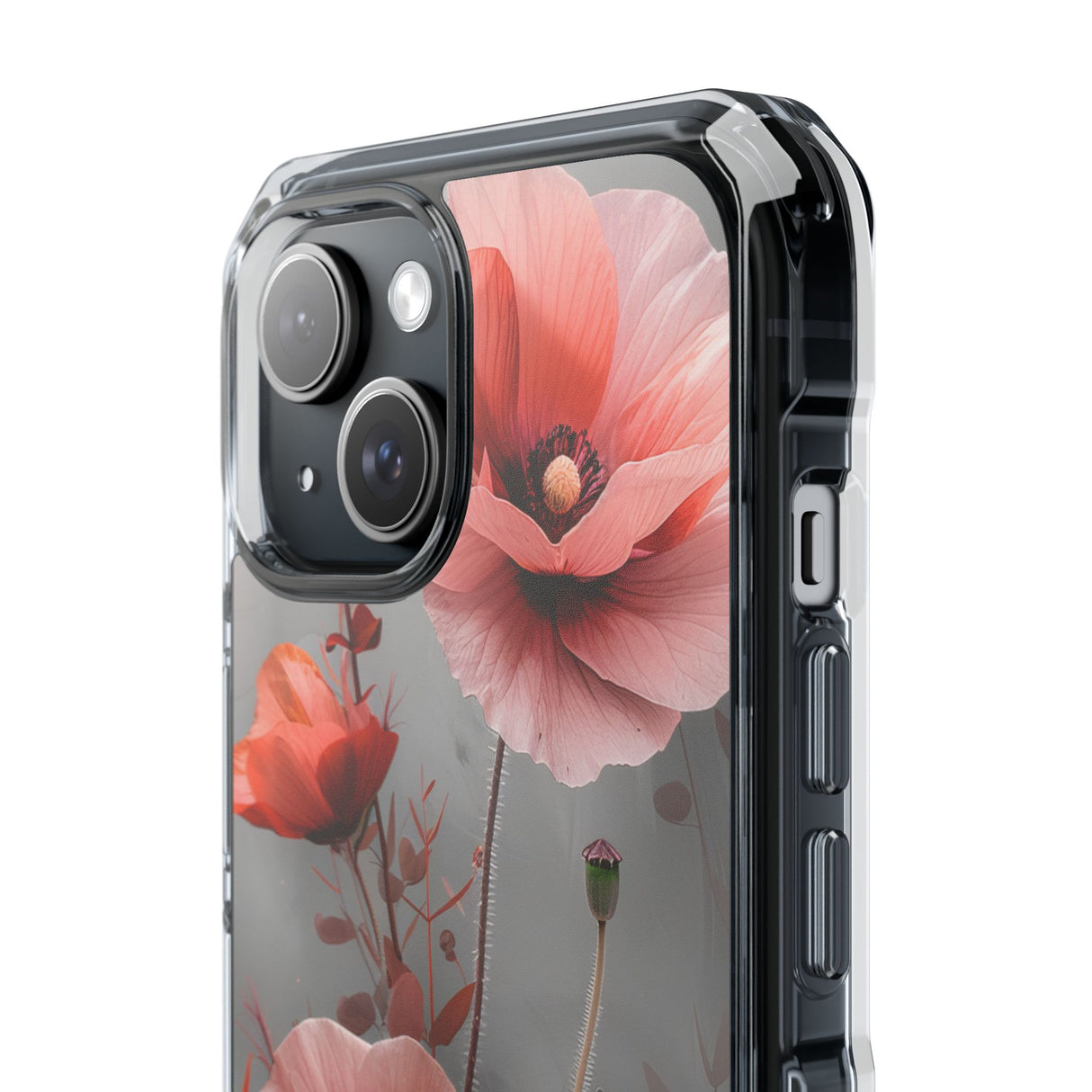 Coral Elegance - Phone Case for iPhone (Clear Impact - Magnetic)