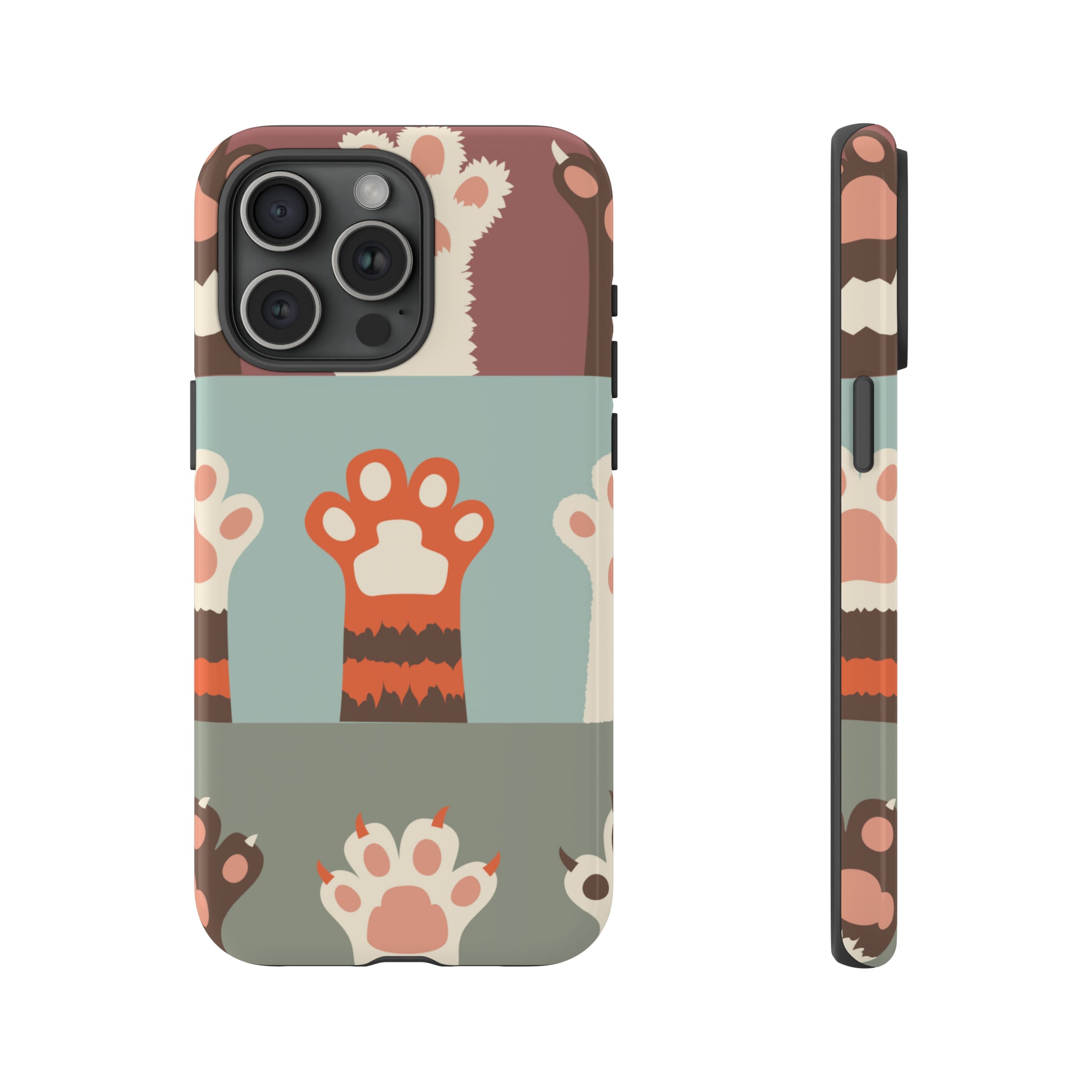 Vintage Cat Paw - Protective Phone Case