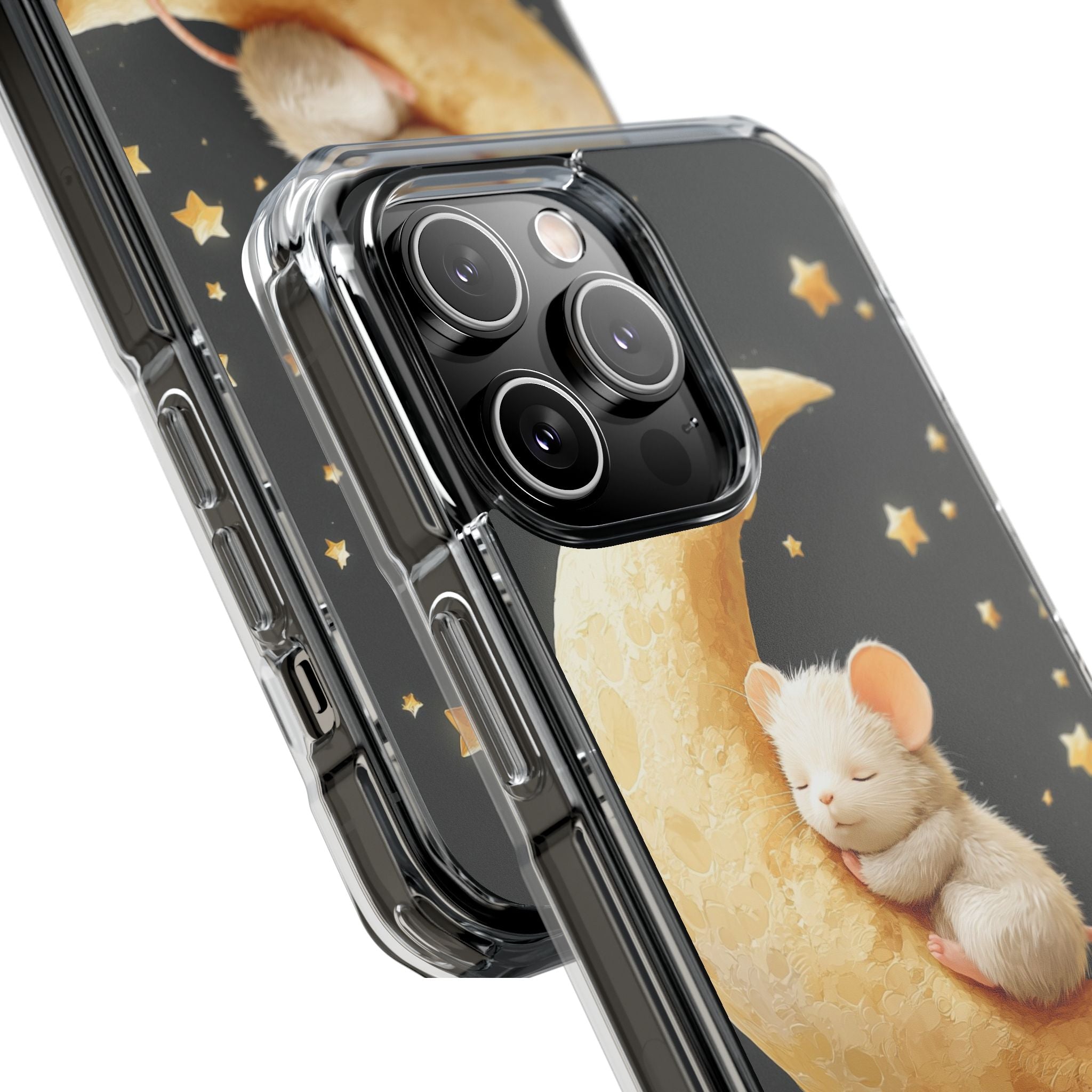 Moon Cradles Mouse iPhone Case - Impact
