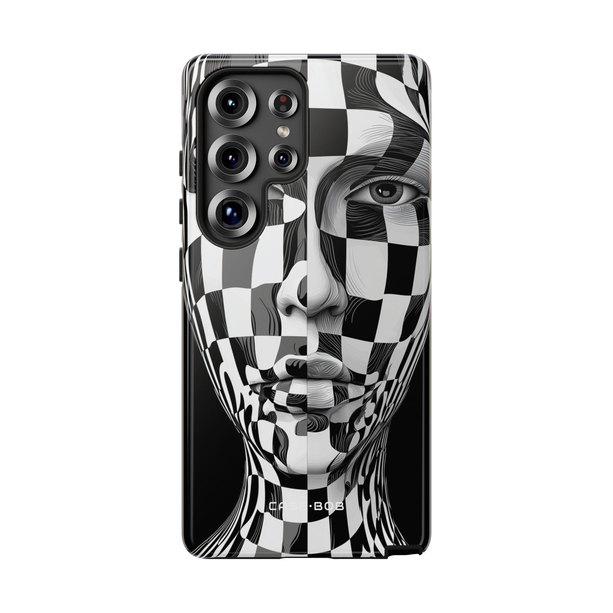Checkered Face Samsung S25 Ultra Case - Tough