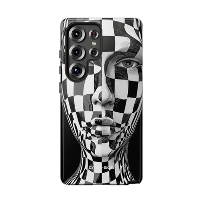 Checkered Face Samsung S25 Ultra Case - Tough