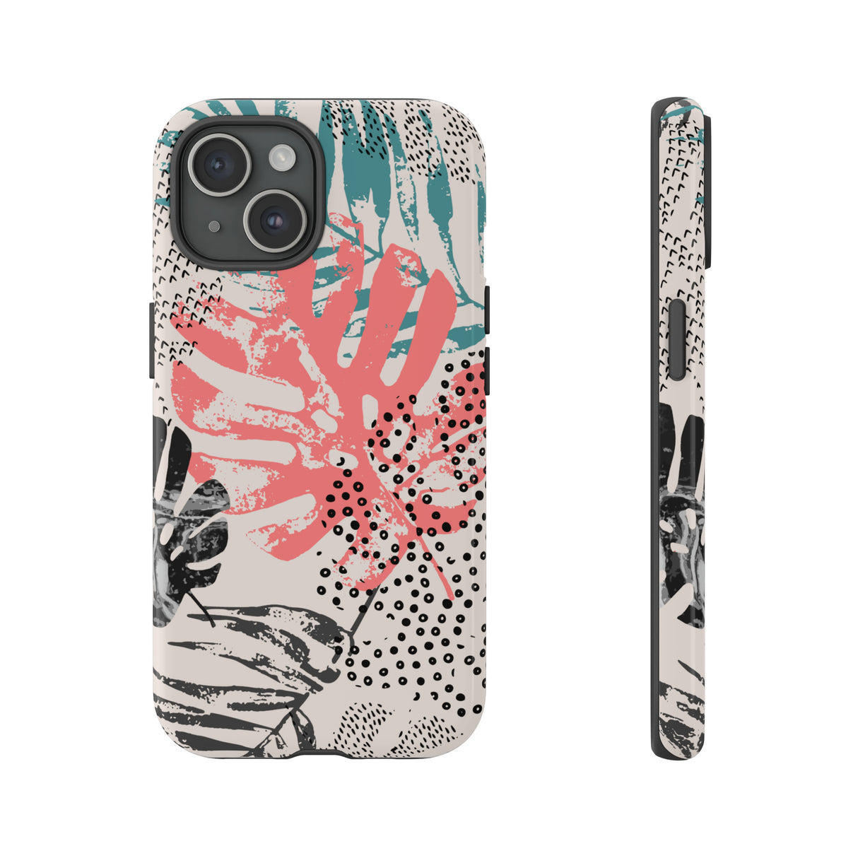 Rough Grunge Tropical - Protective Phone Case