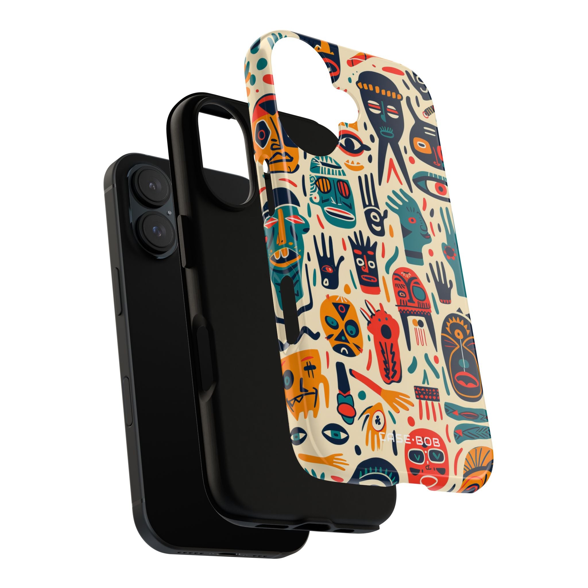 Vivid Faces iPhone 16 Pro Case - Tough