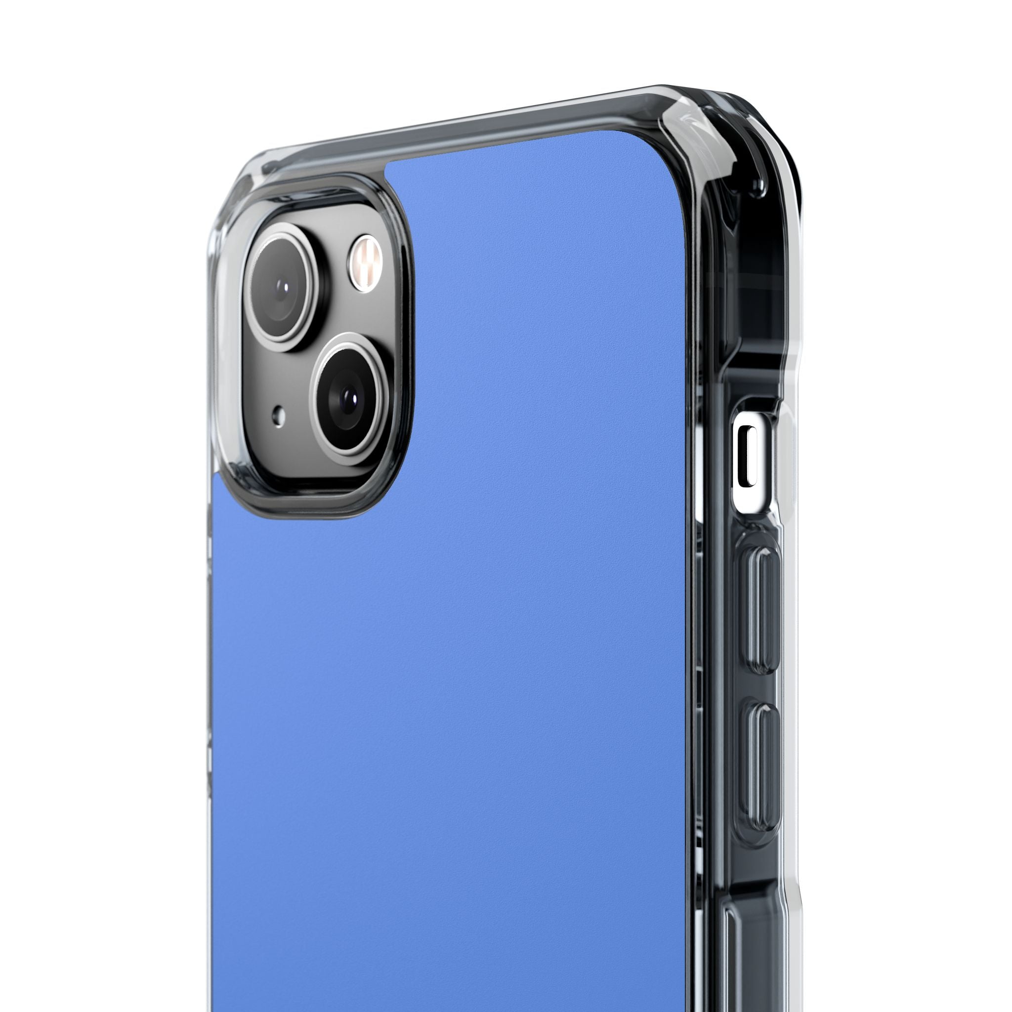 Cornflower Blue - Clear Impact Case for iPhone