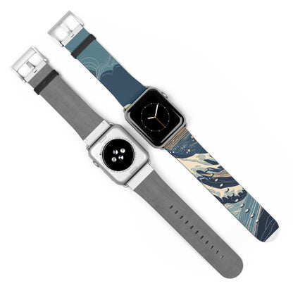 Cresting Navy Wave - Watch Band