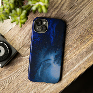 Winter Blue Ink Art - Protective Phone Case