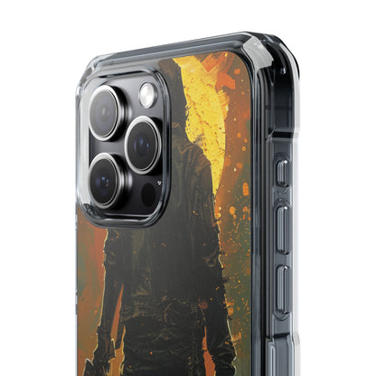 Crimson Fallout Horizon iPhone 15 - Impact Clear+