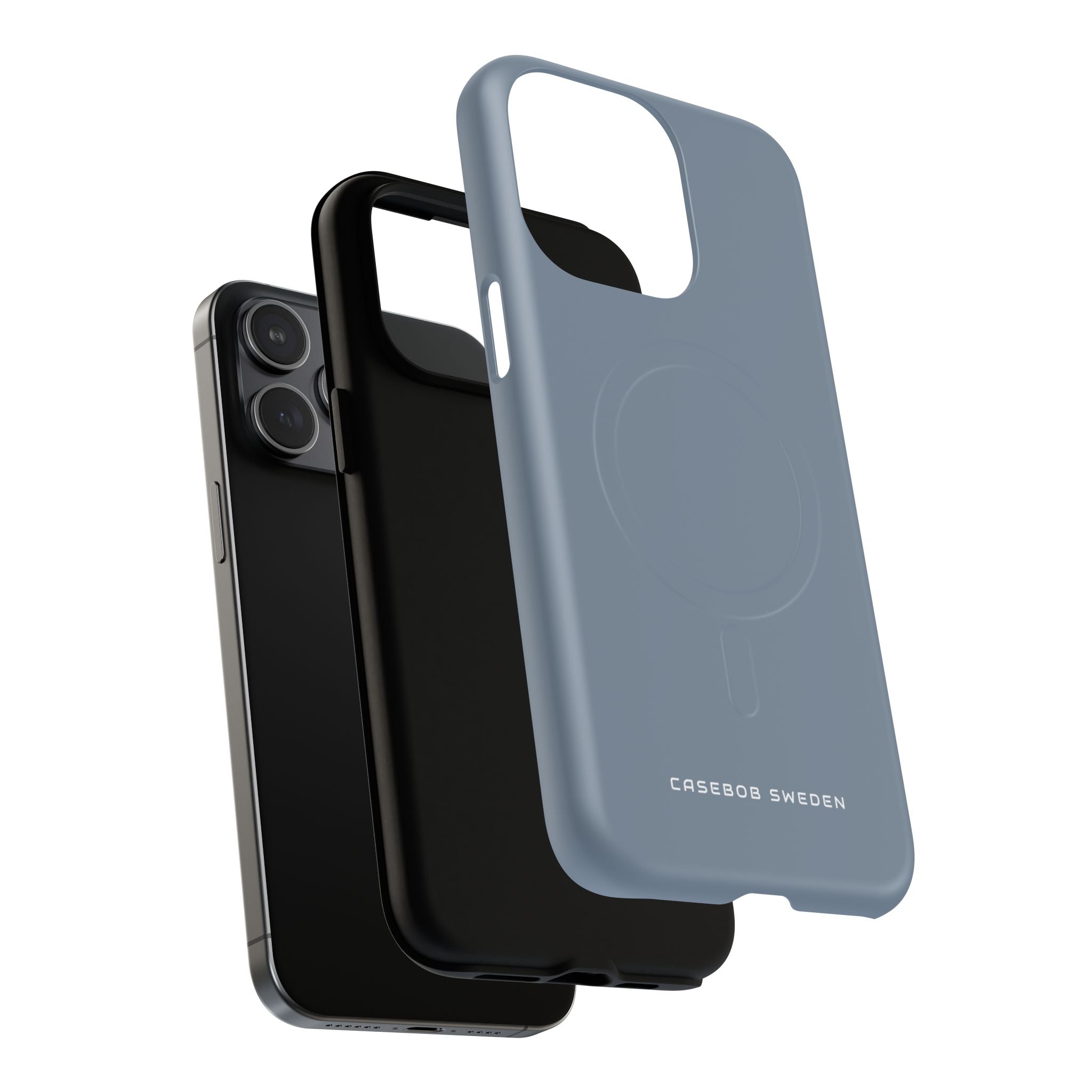 Light Slate Gray iPhone 15 | Tough+ Phone Case