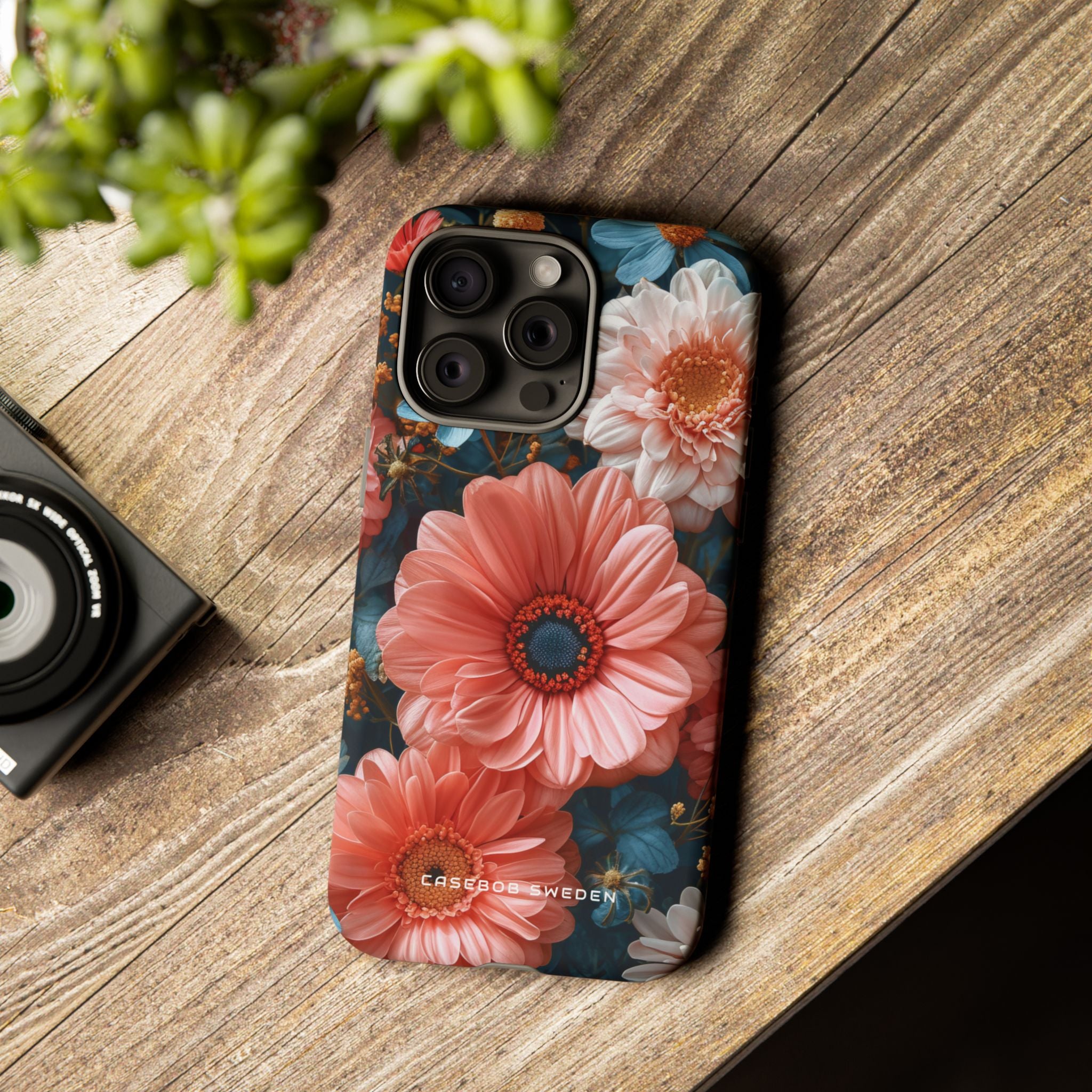 Surreal Floral Harmony iPhone 15 - Tough Phone Case