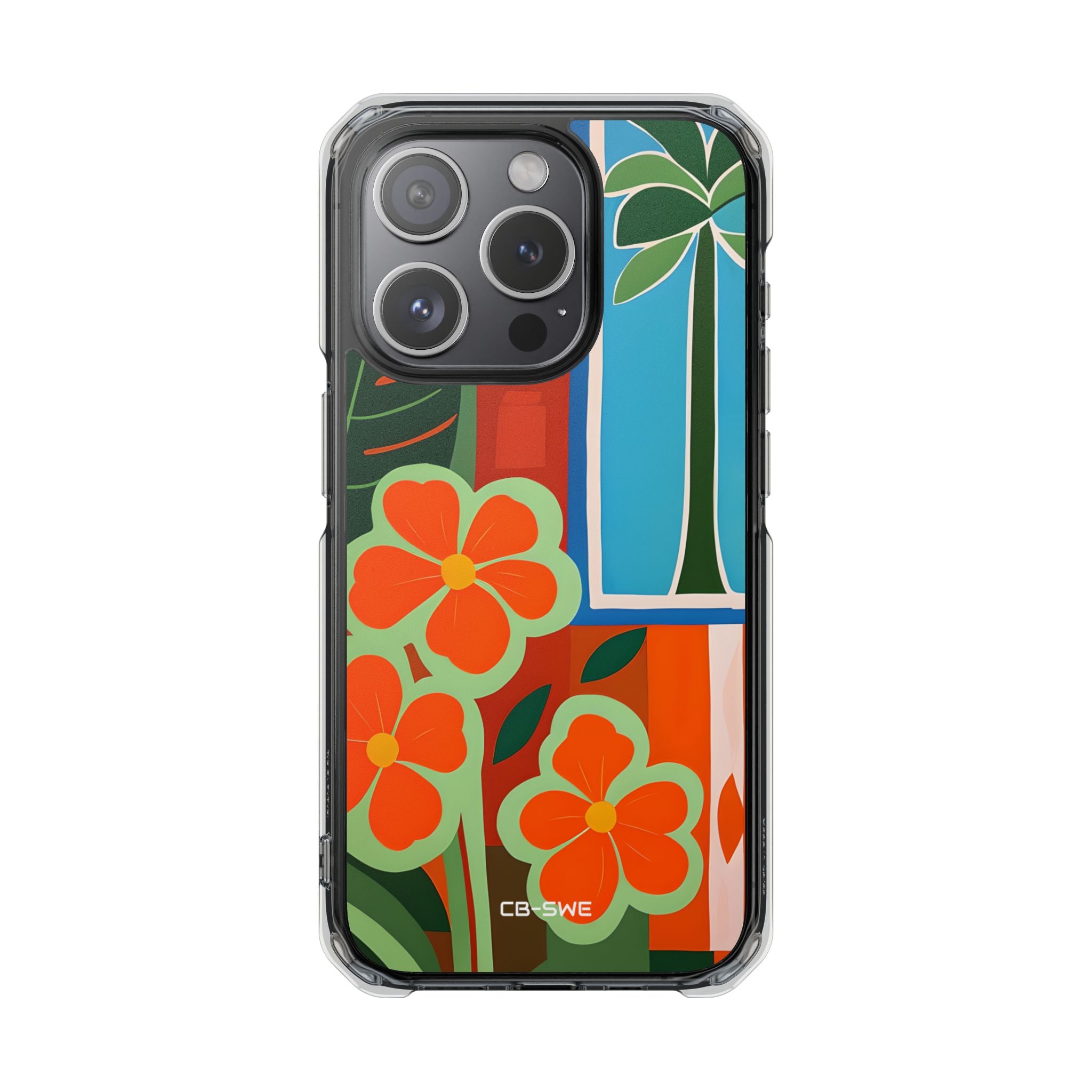 Tropical Geometry Harmony iPhone Case - Impact