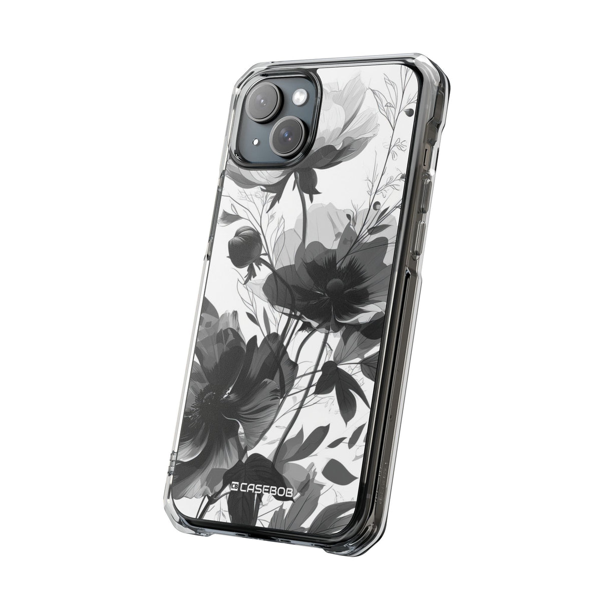 Botanical Elegance – Handyhülle für iPhone (Clear Impact – Magnetisch)