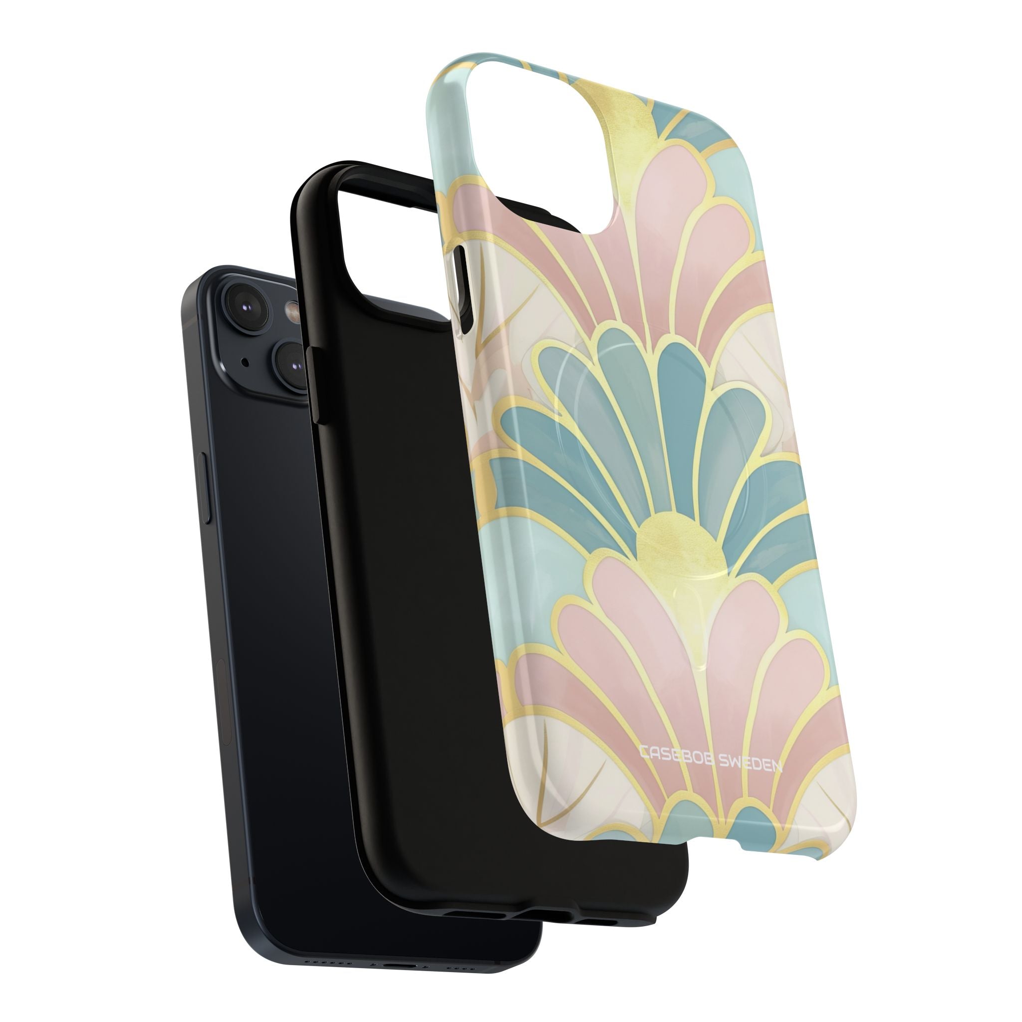 Pastel Deco Elegance - Tough + MagSafe® iPhone 14 Phone Case