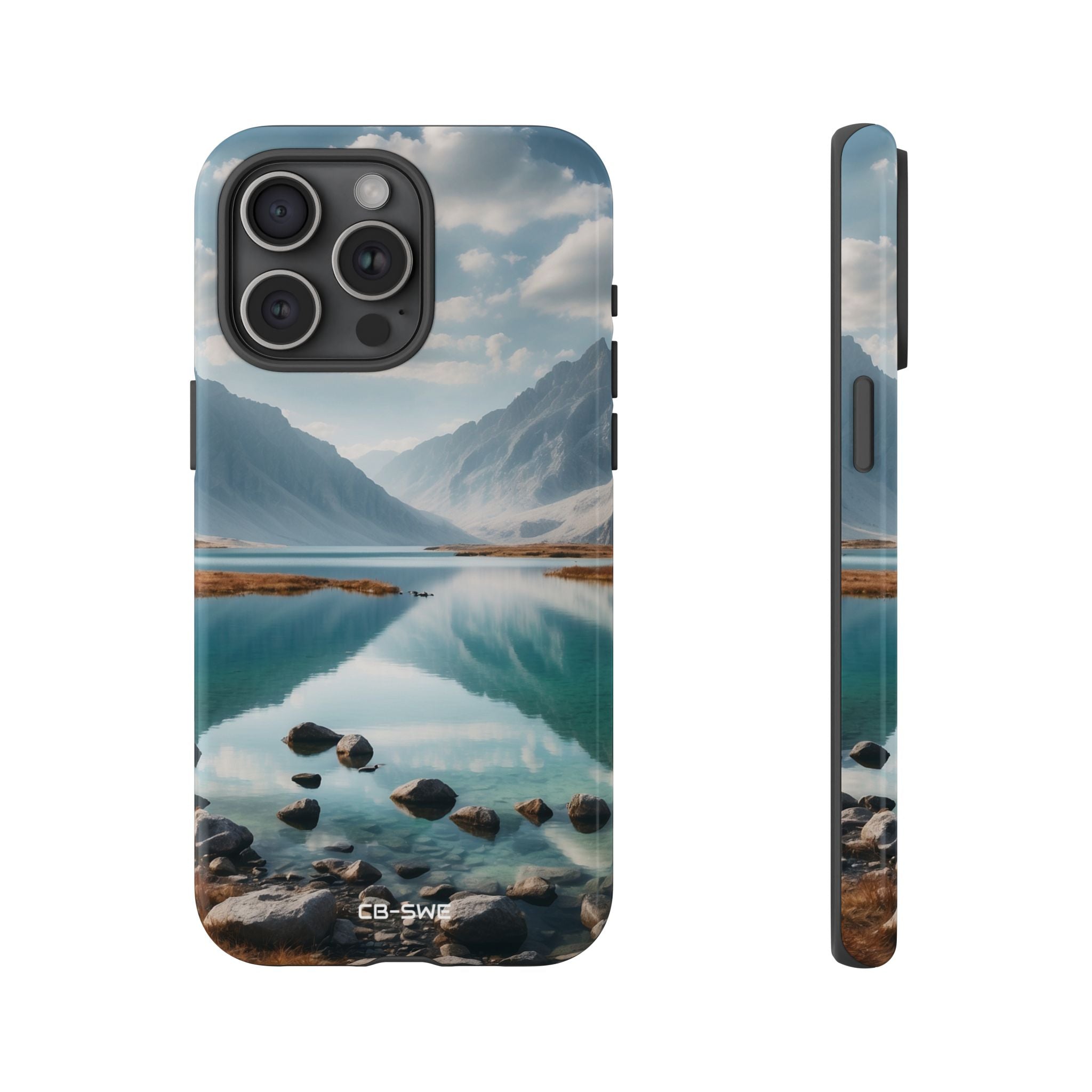 Mountain Reflections Swim - iPhone Case