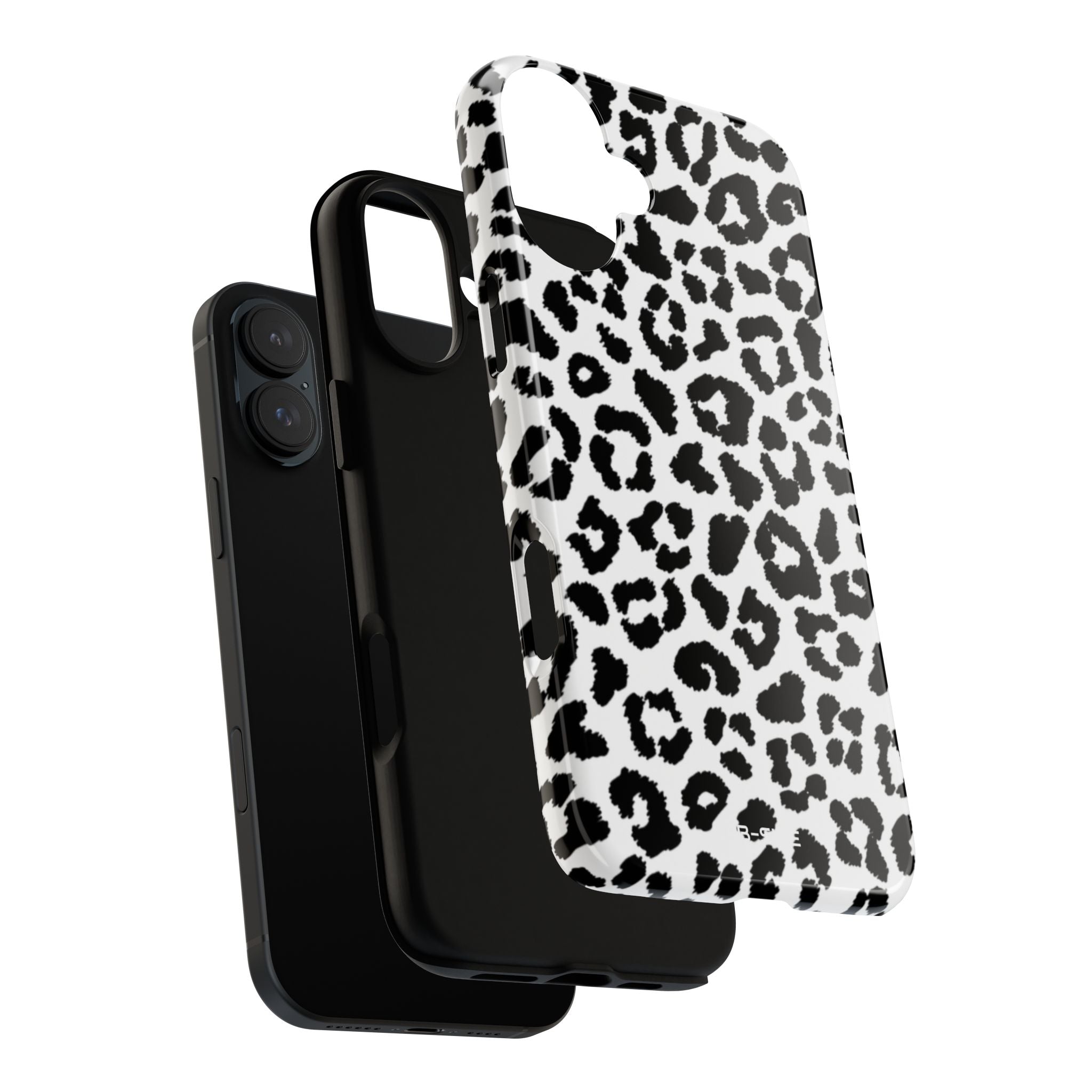 Monochrome Leopard Essence - iPhone Case
