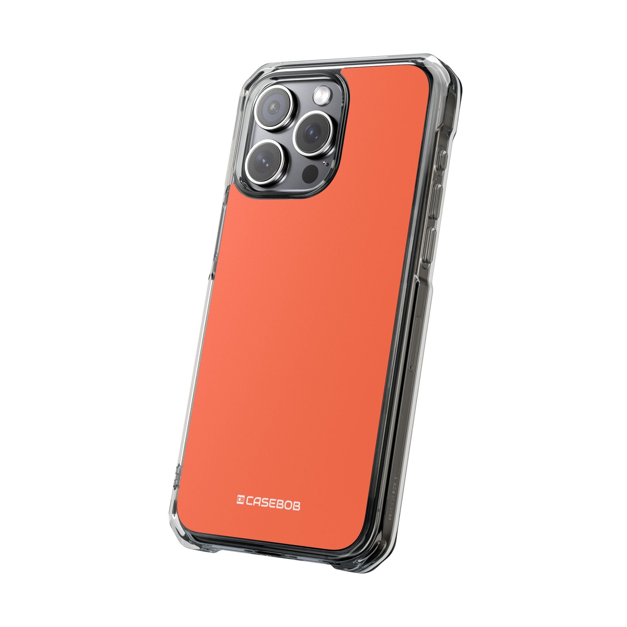 Outrageous Orange - Clear Impact Case for iPhone