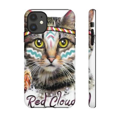 Red Cloud Cat - Protective Phone Case