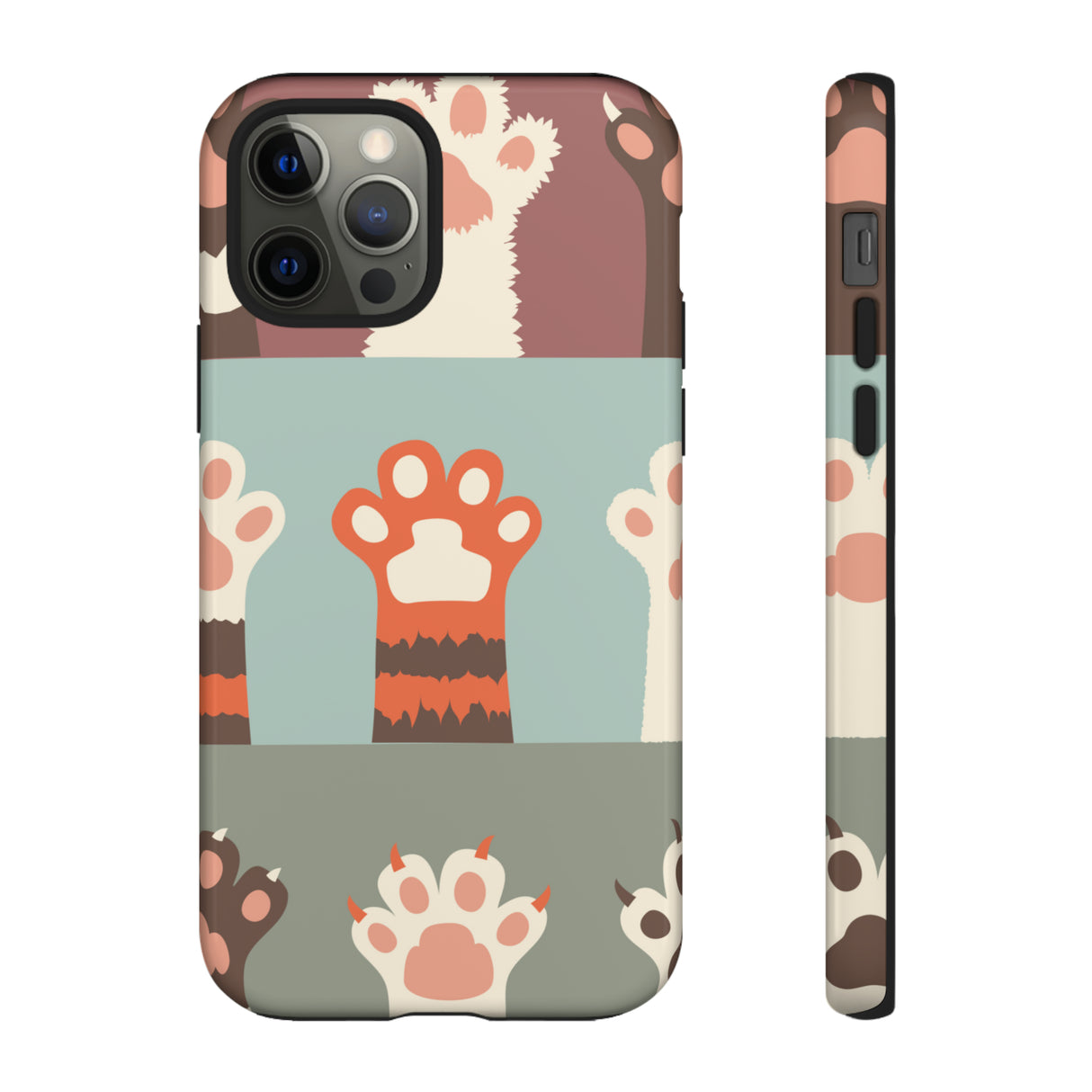 Vintage Cat Paw - Protective Phone Case