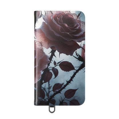 Lace Rose Moonlight - Samsung S24 Plus Case - Wallet