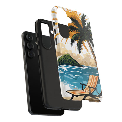 Sunny Palm Breeze Samsung S25 Plus Case - Tough