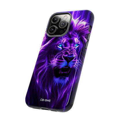 Neon Lion Majesty - iPhone Case