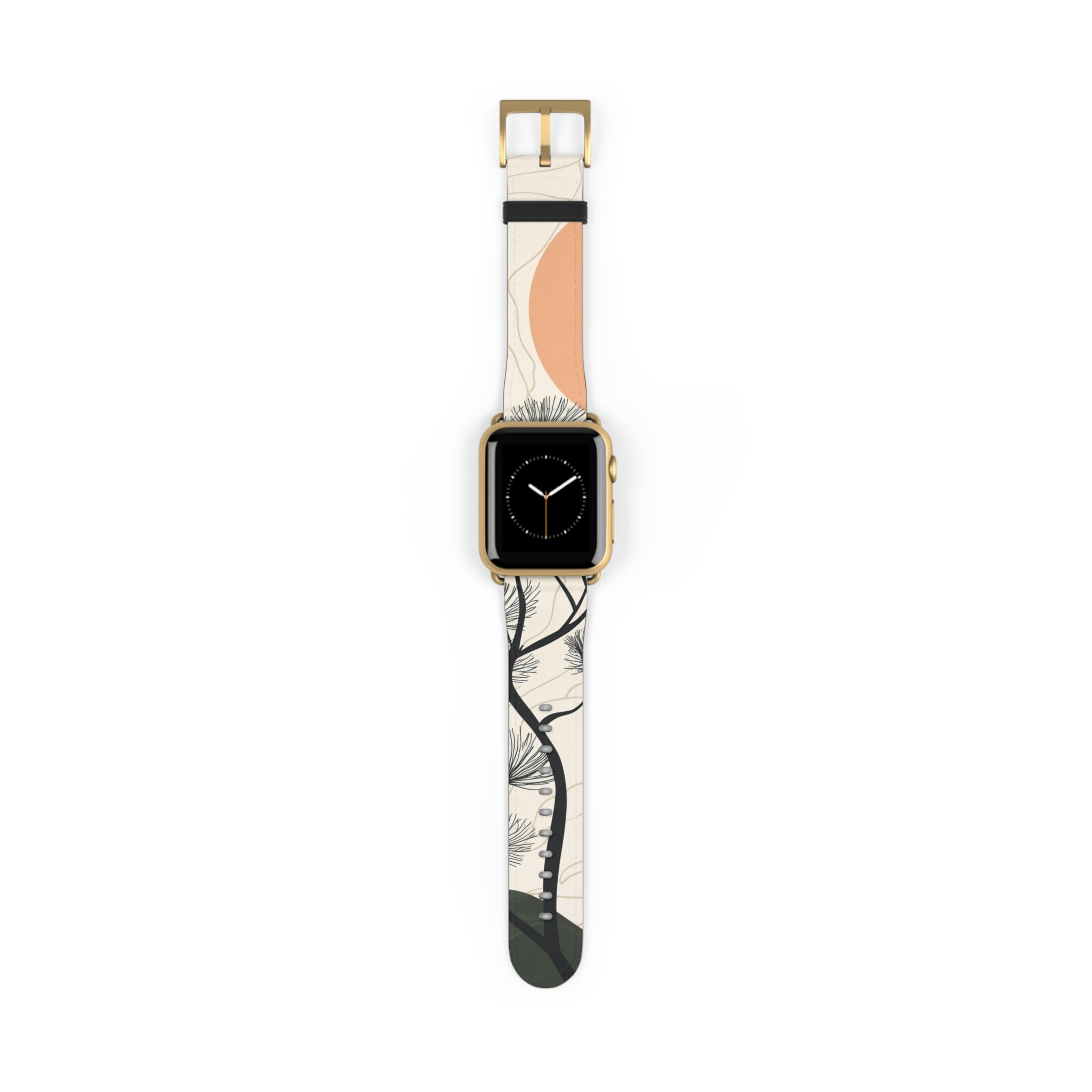Spiky Tree Sunset - Watch Band