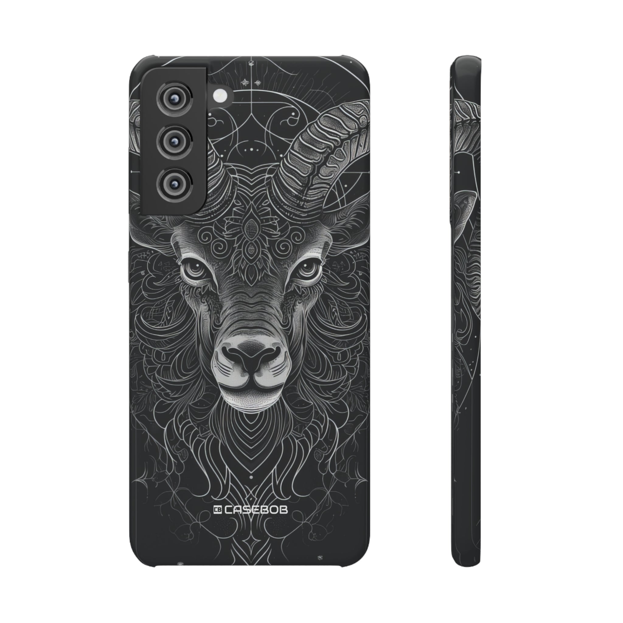 Mystic Ram Mandala | Slim Phone Case for Samsung