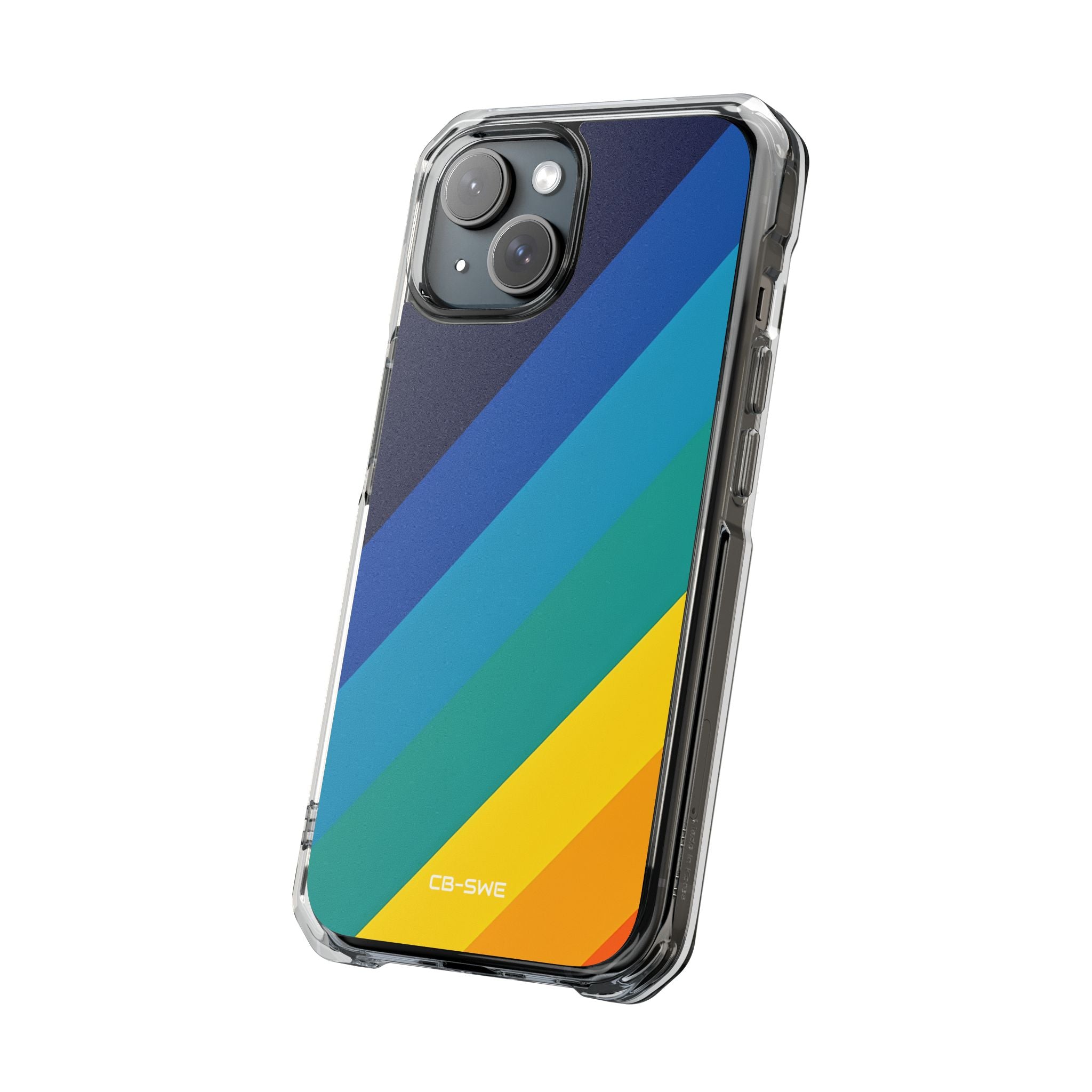 Diagonal Color Spectrum iPhone Case - Impact
