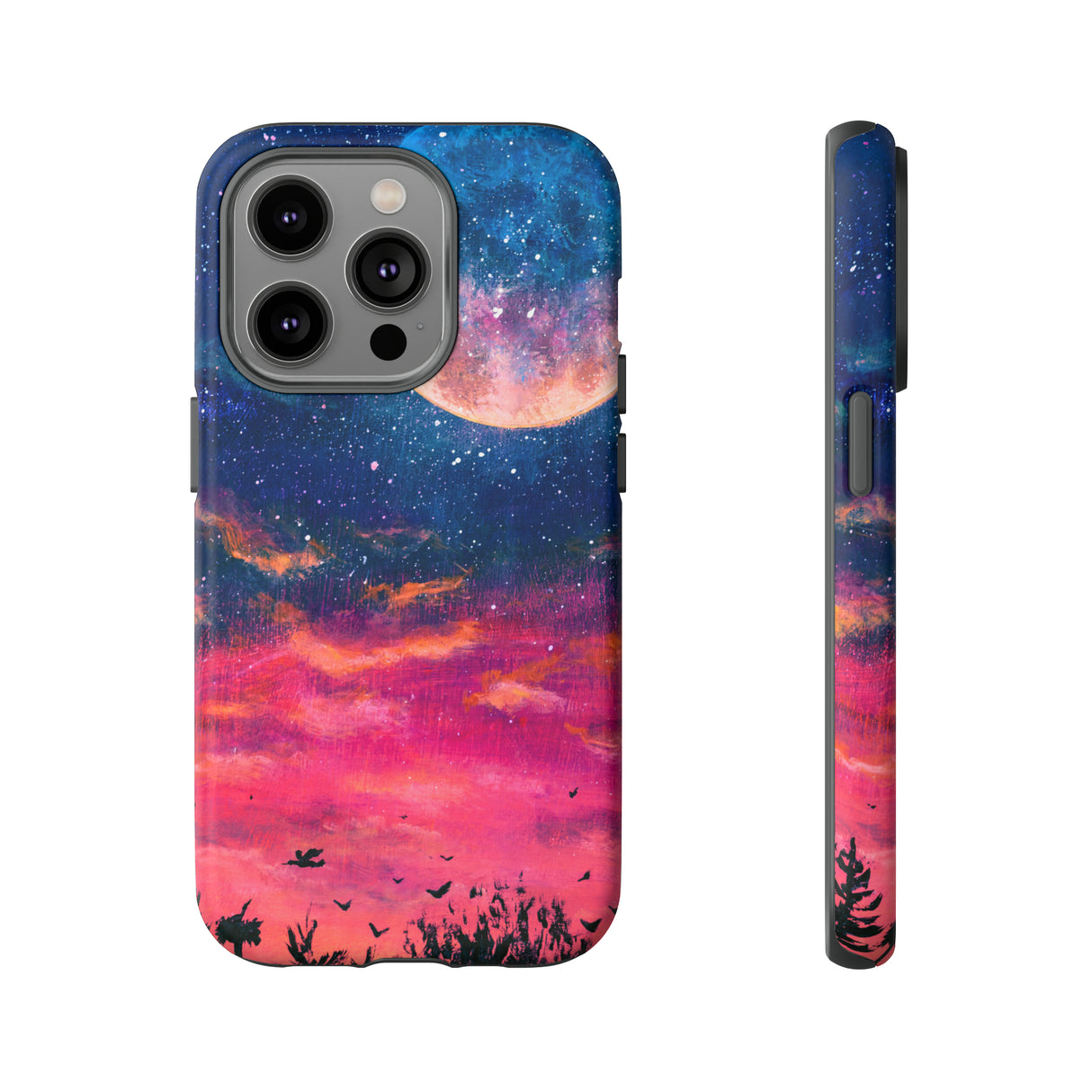 Oil painting - Big Planet - Protective Phone Case